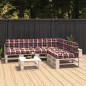 Palettensofa-Auflagen 7 Stk. Rot Karomuster Palettensofa-Auflagen 7 Stk. Rot Karomuster