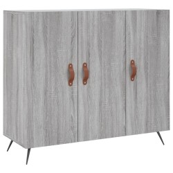 vidaXL Sideboard Grau Sonoma 90x34x80 cm Holzwerkstoff