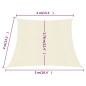 vidaXL Sonnensegel 160 g/m² Creme 4/5x4 m HDPE vidaXL Sonnensegel 160 g/m² Creme 4/5x4 m HDPE