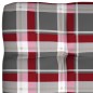 Palettensofa-Auflagen 7 Stk. Rot Karomuster Palettensofa-Auflagen 7 Stk. Rot Karomuster