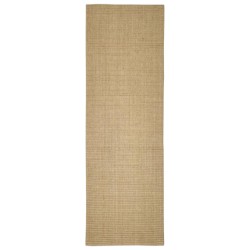 vidaXL Teppich Natur Sisal 80x250 cm