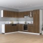 vidaXL Hängeschrank Braun Eiche 50x31x60 cm Holzwerkstoff vidaXL Hängeschrank Braun Eiche 50x31x60 cm Holzwerkstoff