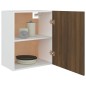 vidaXL Hängeschrank Braun Eiche 50x31x60 cm Holzwerkstoff vidaXL Hängeschrank Braun Eiche 50x31x60 cm Holzwerkstoff