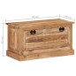 vidaXL Schuhbank 85x40x45 cm Massivholz Akazie vidaXL Schuhbank 85x40x45 cm Massivholz Akazie