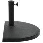 vidaXL Sonnenschirmfuß Halbrund 15 kg Schwarz Polyharz vidaXL Sonnenschirmfuß Halbrund 15 kg Schwarz Polyharz