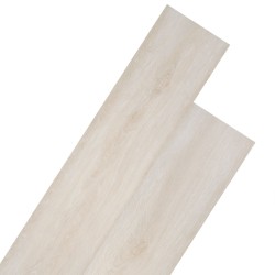 vidaXL PVC-Laminat Nicht Selbstklebend 4,46 m² 3 mm Eiche Weiß