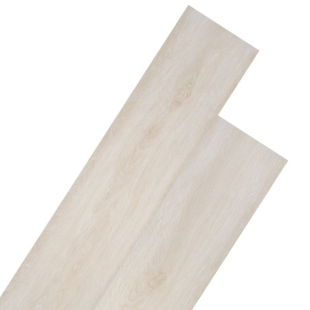 vidaXL PVC-Laminat Nicht Selbstklebend 4,46 m² 3 mm Eiche Weiß