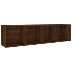 vidaXL Bücherschrank/TV-Schrank Braun Eichen-Optik 36x30x143 cm