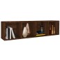 vidaXL Bücherschrank/TV-Schrank Braun Eichen-Optik 36x30x143 cm vidaXL Bücherschrank/TV-Schrank Braun Eichen-Optik 36x30x143 cm