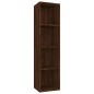 vidaXL Bücherschrank/TV-Schrank Braun Eichen-Optik 36x30x143 cm vidaXL Bücherschrank/TV-Schrank Braun Eichen-Optik 36x30x143 cm