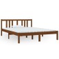 vidaXL Massivholzbett Honigbraun 140x190 cm vidaXL Massivholzbett Honigbraun 140x190 cm