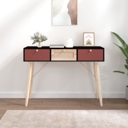 vidaXL Konsolentisch mit Schubladen 105x30x75 cm Holzwerkstoff