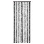 vidaXL Insektenschutz-Vorhang Grau und Weiß 90x200 cm Chenille vidaXL Insektenschutz-Vorhang Grau und Weiß 90x200 cm Chenille