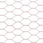 vidaXL Drahtzaun Stahl mit PVC-Beschichtung 25x1,5 m Rot vidaXL Drahtzaun Stahl mit PVC-Beschichtung 25x1,5 m Rot