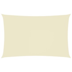 vidaXL Sonnensegel Oxford-Gewebe Rechteckig 4x7 m Creme