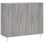 vidaXL Sideboard Grau Sonoma 90x34x80 cm Holzwerkstoff vidaXL Sideboard Grau Sonoma 90x34x80 cm Holzwerkstoff