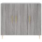 vidaXL Sideboard Grau Sonoma 90x34x80 cm Holzwerkstoff vidaXL Sideboard Grau Sonoma 90x34x80 cm Holzwerkstoff