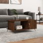 vidaXL Couchtisch Braun Eichen-Optik 90x50x40 cm Holzwerkstoff vidaXL Couchtisch Braun Eichen-Optik 90x50x40 cm Holzwerkstoff
