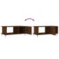 vidaXL Couchtisch Braun Eichen-Optik 90x50x40 cm Holzwerkstoff vidaXL Couchtisch Braun Eichen-Optik 90x50x40 cm Holzwerkstoff
