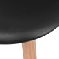 vidaXL Esszimmerstühle 6 Stk. Schwarz Kunststoff vidaXL Esszimmerstühle 6 Stk. Schwarz Kunststoff