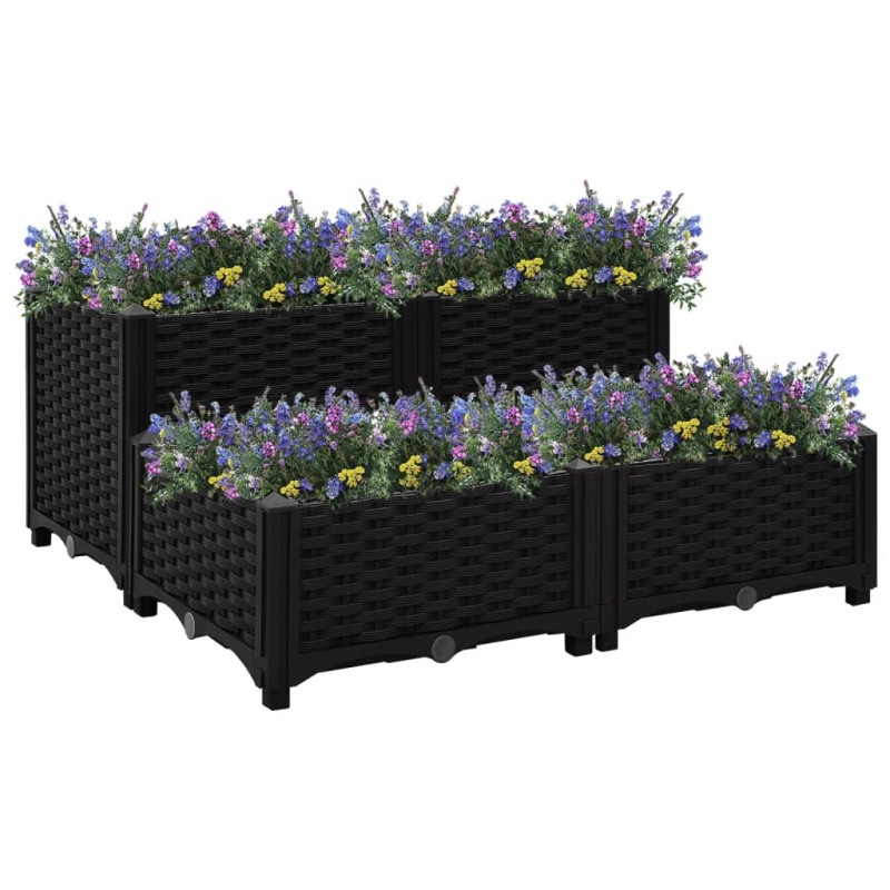 vidaXL Hochbeet 80x80x38 cm Polypropylen vidaXL Hochbeet 80x80x38 cm Polypropylen