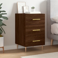 vidaXL Nachttisch Braun Eichen-Optik 40x40x66 cm Holzwerkstoff