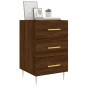 vidaXL Nachttisch Braun Eichen-Optik 40x40x66 cm Holzwerkstoff vidaXL Nachttisch Braun Eichen-Optik 40x40x66 cm Holzwerkstoff