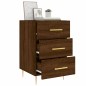 vidaXL Nachttisch Braun Eichen-Optik 40x40x66 cm Holzwerkstoff vidaXL Nachttisch Braun Eichen-Optik 40x40x66 cm Holzwerkstoff