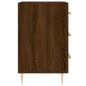 vidaXL Nachttisch Braun Eichen-Optik 40x40x66 cm Holzwerkstoff vidaXL Nachttisch Braun Eichen-Optik 40x40x66 cm Holzwerkstoff