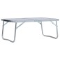 vidaXL Klappbarer Campingtisch Weiß Aluminium 60 x 40 cm vidaXL Klappbarer Campingtisch Weiß Aluminium 60 x 40 cm