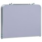 vidaXL Klappbarer Campingtisch Weiß Aluminium 60 x 40 cm vidaXL Klappbarer Campingtisch Weiß Aluminium 60 x 40 cm