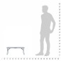 vidaXL Klappbarer Campingtisch Weiß Aluminium 60 x 40 cm vidaXL Klappbarer Campingtisch Weiß Aluminium 60 x 40 cm