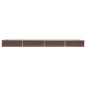 vidaXL Garten-Hochbeet Verzinkter Stahl 600x80x45 cm Braun vidaXL Garten-Hochbeet Verzinkter Stahl 600x80x45 cm Braun