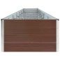 vidaXL Garten-Hochbeet Verzinkter Stahl 600x80x45 cm Braun vidaXL Garten-Hochbeet Verzinkter Stahl 600x80x45 cm Braun