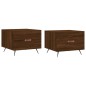 vidaXL Couchtische 2 Stk. Braun Eichen-Optik 50x50x40 cm Holzwerkstoff vidaXL Couchtische 2 Stk. Braun Eichen-Optik 50x50x40 cm Holzwerkstoff