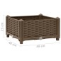 vidaXL Hochbeet 40x40x23 cm Polypropylen vidaXL Hochbeet 40x40x23 cm Polypropylen