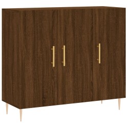 vidaXL Sideboard Braun Eichen-Optik 90x34x80 cm Holzwerkstoff