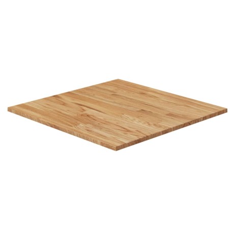 vidaXL Tischplatte Quadratisch Hellbraun 80x80x1,5cm Behandelte Eiche