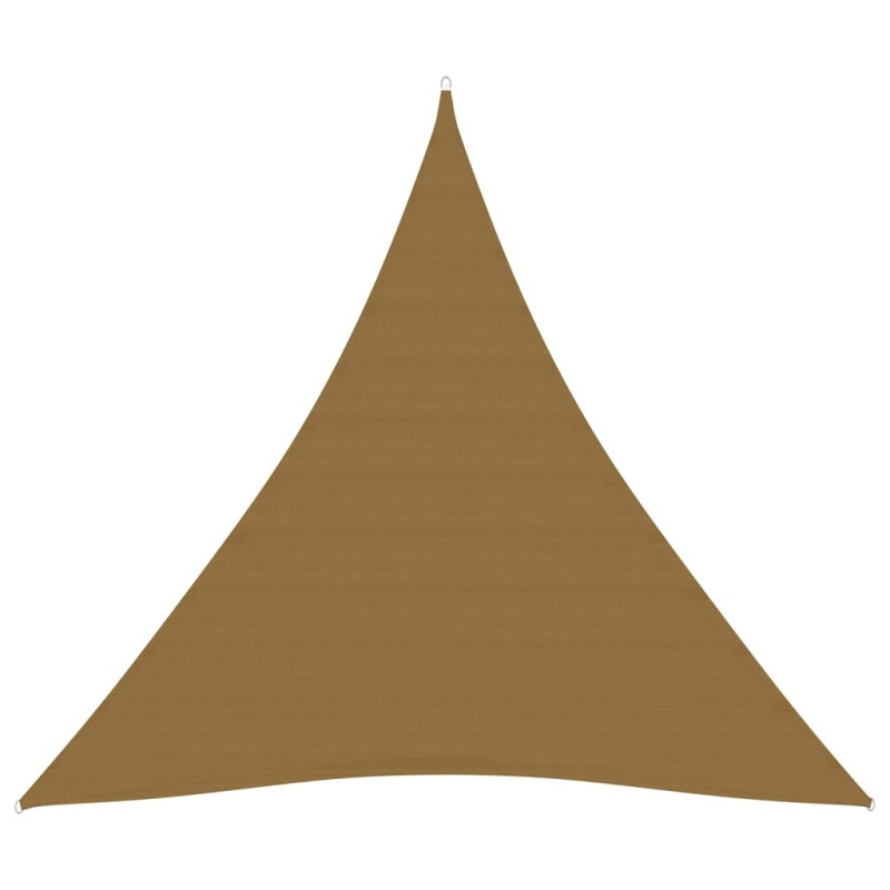 vidaXL Sonnensegel 160 g/m² Taupe 3,6x3,6x3,6 m HDPE vidaXL Sonnensegel 160 g/m² Taupe 3,6x3,6x3,6 m HDPE