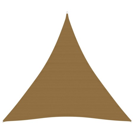 vidaXL Sonnensegel 160 g/m² Taupe 3,6x3,6x3,6 m HDPE