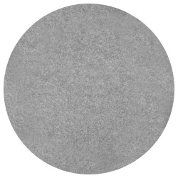 vidaXL Kunstrasen mit Noppen Durchm. 170 cm Grau Rund