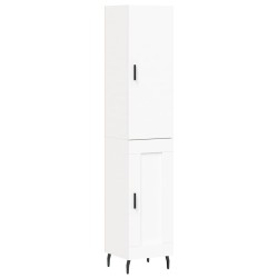 vidaXL Highboard Weiß 34,5x34x180 cm Holzwerkstoff
