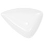 vidaXL Waschbecken Keramik Dreiecksform Weiß 645 x 455 x 115 mm vidaXL Waschbecken Keramik Dreiecksform Weiß 645 x 455 x 115 mm