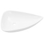 vidaXL Waschbecken Keramik Dreiecksform Weiß 645 x 455 x 115 mm vidaXL Waschbecken Keramik Dreiecksform Weiß 645 x 455 x 115 mm