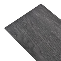 vidaXL PVC-Laminat Nicht Selbstklebend 4,46 m² 3 mm Schwarz