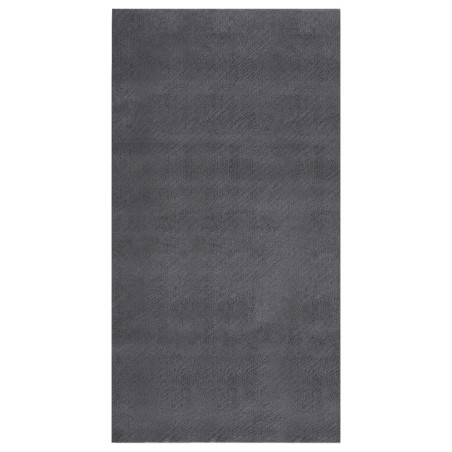 vidaXL Teppich Waschbar Flauschig Kurzflor 80x150 Rutschfest Anthrazit