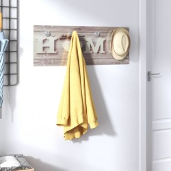 vidaXL Wandgarderobe 80x30 cm Hartglas Home