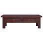 vidaXL Couchtisch Klassisch Braun 100x50x30 cm Massivholz Mahagoni 