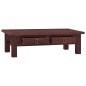 vidaXL Couchtisch Klassisch Braun 100x50x30 cm Massivholz Mahagoni 