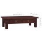 vidaXL Couchtisch Klassisch Braun 100x50x30 cm Massivholz Mahagoni 